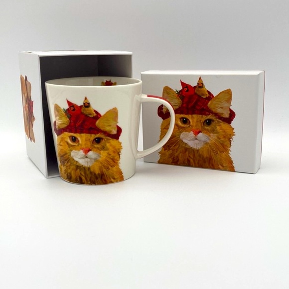Two Can Art Gift-Boxed Amanda Cat Mug